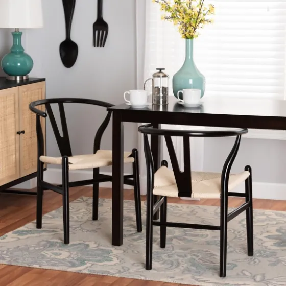 And Tan Wishbone Dining Chairs, Set Of 2-Kirkland's Home Hot
