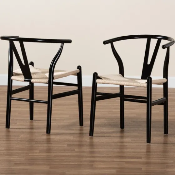 And Tan Wishbone Dining Chairs, Set Of 2-Kirkland's Home Hot