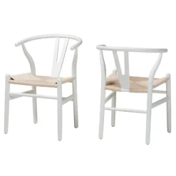 And Tan Wishbone Dining Chairs, Set Of 2-Kirkland's Home Cheap