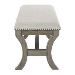 And Wash Nailhead Trim Bench-Kirkland's Home Online