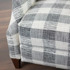 And White Buffalo Check Recliner-Kirkland's Home Clearance