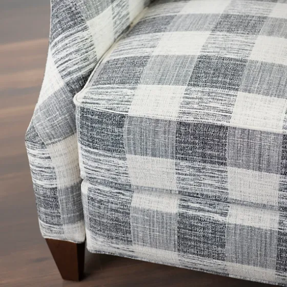 And White Buffalo Check Recliner-Kirkland's Home Clearance
