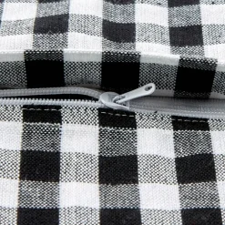 And White Gingham Pillow Covers, Set Of 4-Kirkland's Home Flash Sale