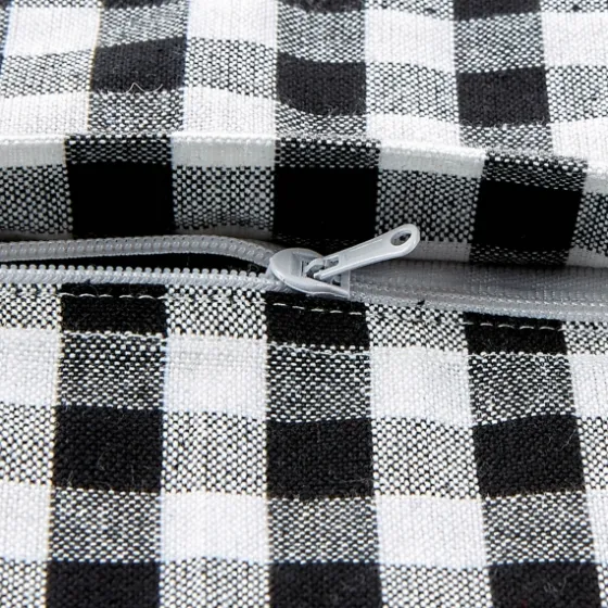 And White Gingham Pillow Covers, Set Of 4-Kirkland's Home Flash Sale