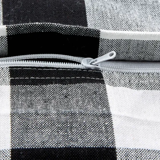 And White Gingham Pillow Covers, Set Of 4-Kirkland's Home Flash Sale