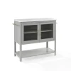 And White Marble Top Kitchen Island-Kirkland's Home Store