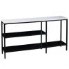 And White Multi-Level Console Table-Kirkland's Home Discount