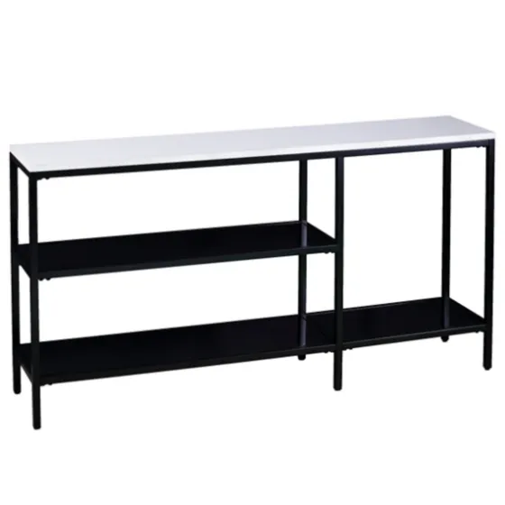 And White Multi-Level Console Table-Kirkland's Home Discount