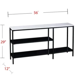 And White Multi-Level Console Table-Kirkland's Home Discount