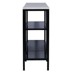 And White Multi-Level Console Table-Kirkland's Home Discount