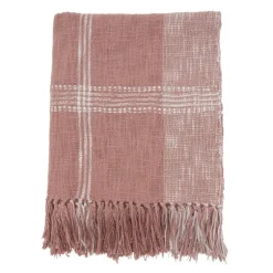 And White Plaid Throw Blanket-Kirkland's Home Flash Sale