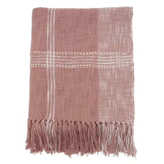 And White Plaid Throw Blanket-Kirkland's Home Flash Sale