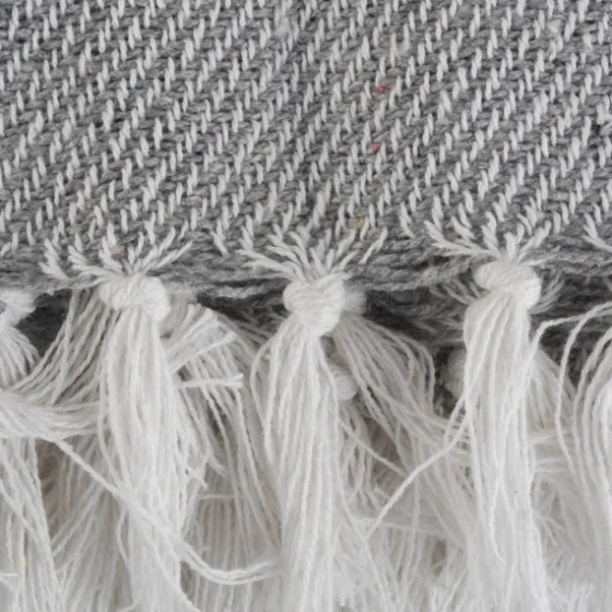 And White Thin Stripe Throw-Kirkland's Home Hot