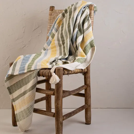 And Yellow Stripe Throw Blanket-Kirkland's Home Cheap