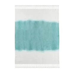 Angel Blue Shibori Slab Fringe Throw-Kirkland's Home Hot