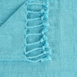 Angel Checkered Weave Fringe Throw-Kirkland's Home Flash Sale