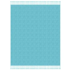Angel Checkered Weave Fringe Throw-Kirkland's Home Flash Sale