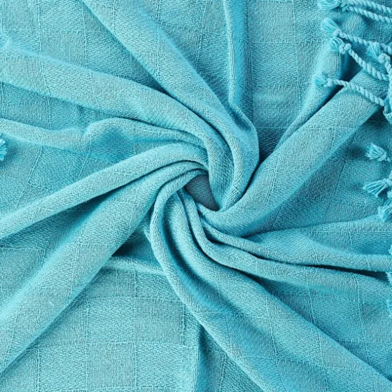 Angel Checkered Weave Fringe Throw-Kirkland's Home Flash Sale