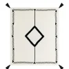 Anna Black And White Diamond Throw-Kirkland's Home Flash Sale