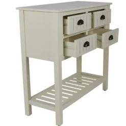 Antique Beadboard 4-Drawer Console Table-Kirkland's Home Cheap