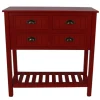 Antique Beadboard 4-Drawer Console Table-Kirkland's Home Flash Sale