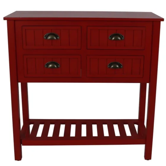 Antique Beadboard 4-Drawer Console Table-Kirkland's Home Flash Sale