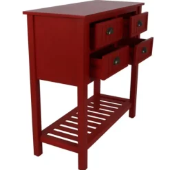 Antique Beadboard 4-Drawer Console Table-Kirkland's Home Flash Sale