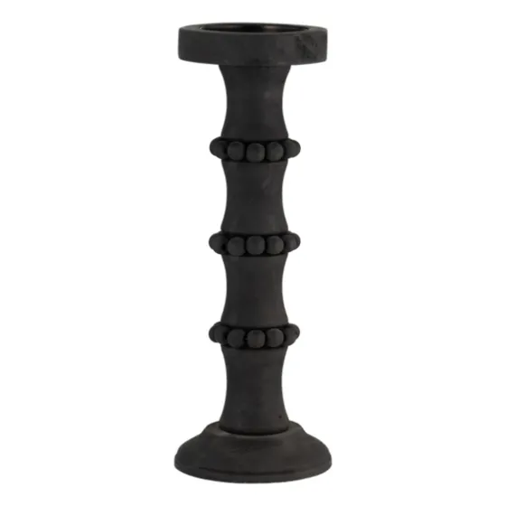 Antique Beaded Column Candle Holder, 15 In.-Kirkland's Home Online