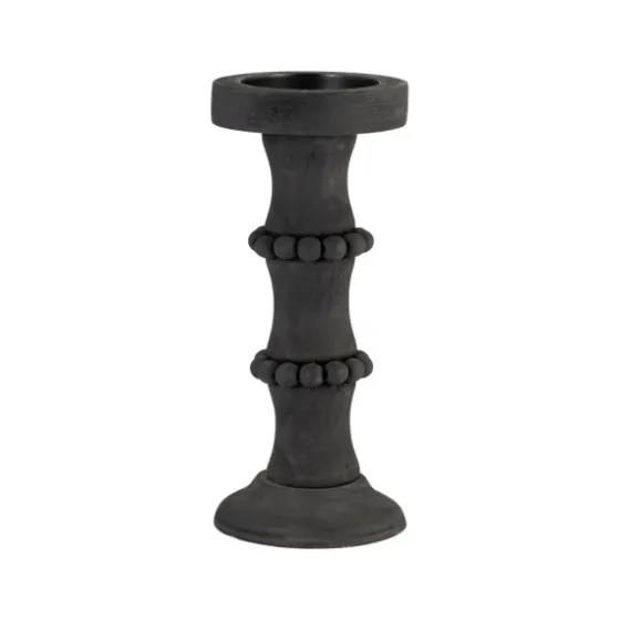 Antique Beaded Column Candle Holder, 11 In.-Kirkland's Home Sale