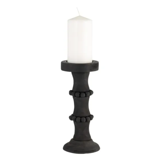 Antique Beaded Column Candle Holder, 11 In.-Kirkland's Home Sale