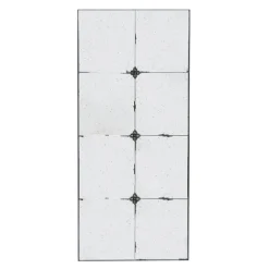 Antique Black Floral Panel Rectangle Mirror-Kirkland's Home Discount