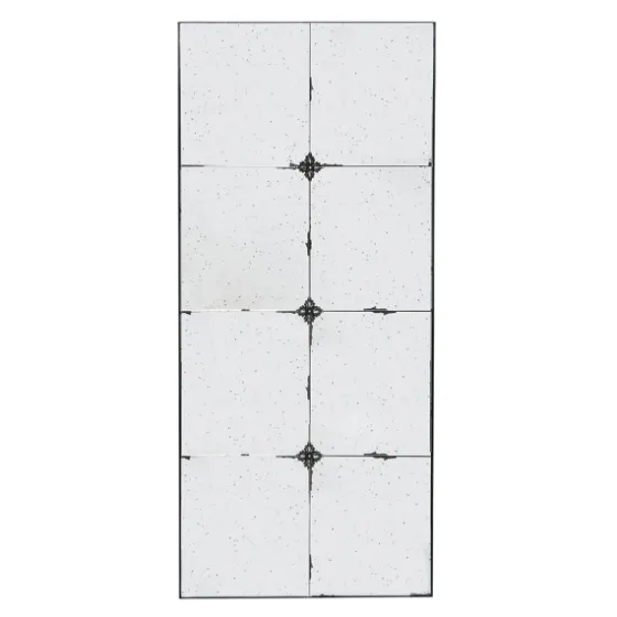 Antique Black Floral Panel Rectangle Mirror-Kirkland's Home Discount