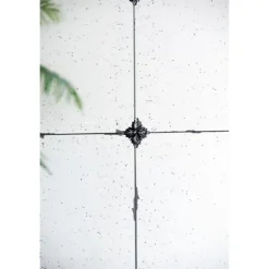 Antique Black Floral Panel Rectangle Mirror-Kirkland's Home Discount