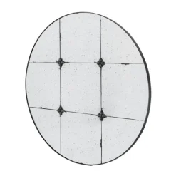 Antique Black Floral Panel Round Mirror-Kirkland's Home Sale