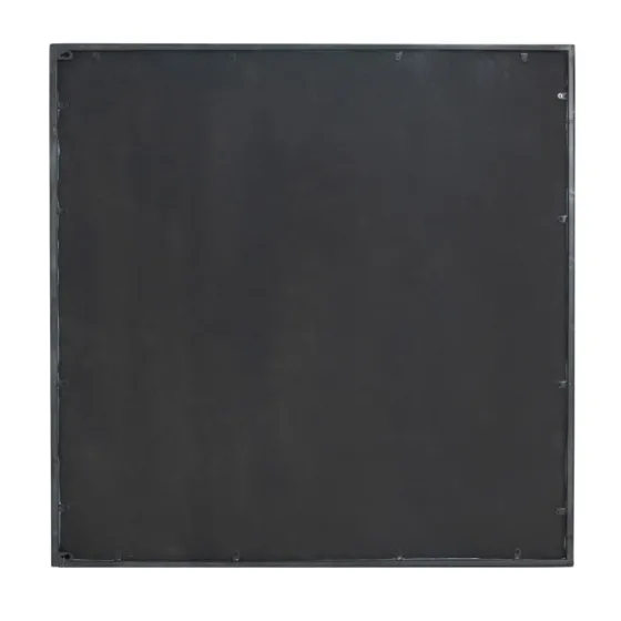 Antique Black Floral Panel Square Mirror-Kirkland's Home Fashion