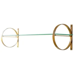 Antique Brass And Glass Wall Shelf-Kirkland's Home Store