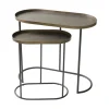 Antique Brass Metal Nesting Tables, Set Of 2-Kirkland's Home Shop