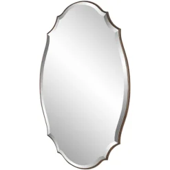 Antique Bronze Curved Wall Mirror-Kirkland's Home New