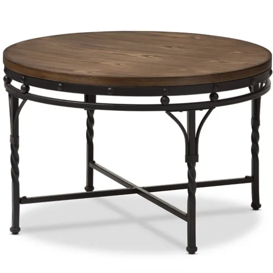 Antique Bronze Round Coffee Table-Kirkland's Home Clearance