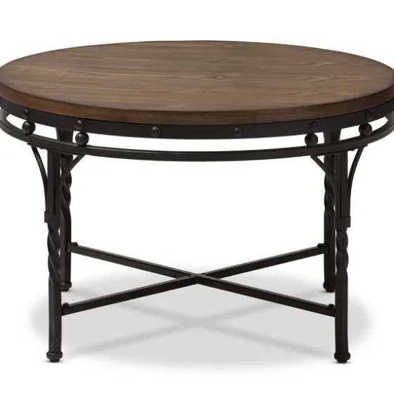 Antique Bronze Round Coffee Table-Kirkland's Home Clearance