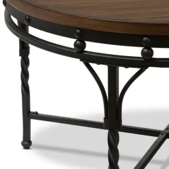 Antique Bronze Round Coffee Table-Kirkland's Home Clearance