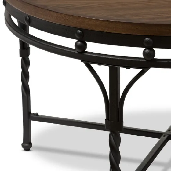 Antique Bronze Round Coffee Table-Kirkland's Home Clearance