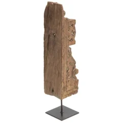 Antique Carved Wood Figurine-Kirkland's Home Clearance