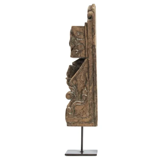 Antique Carved Wood Figurine-Kirkland's Home Clearance