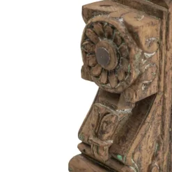 Antique Carved Wood Figurine-Kirkland's Home Clearance