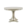 Antique Cream Wood Pedestal Round Dining Table-Kirkland's Home Clearance