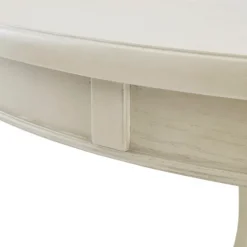Antique Cream Wood Pedestal Round Dining Table-Kirkland's Home Clearance