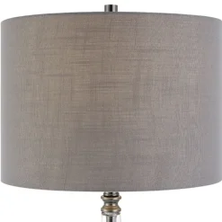Antique Dark Nickel Cone Base Table Lamp-Kirkland's Home Fashion