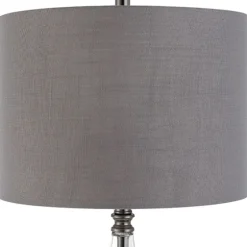 Antique Dark Nickel Cone Base Table Lamp-Kirkland's Home Fashion