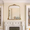 Antique Gold Metal Baroque Arch Wall Mirror-Kirkland's Home Sale